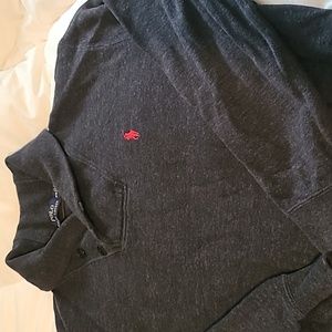 Cowl polo swestshirt